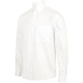 White - Lifestyle - Henbury Mens Long Sleeve Oxford Work Shirt