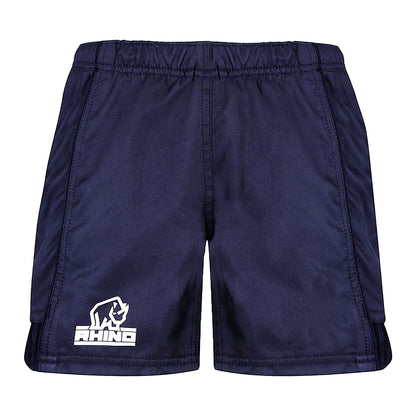 Navy - Back - Rhino Mens Auckland Rugby Shorts