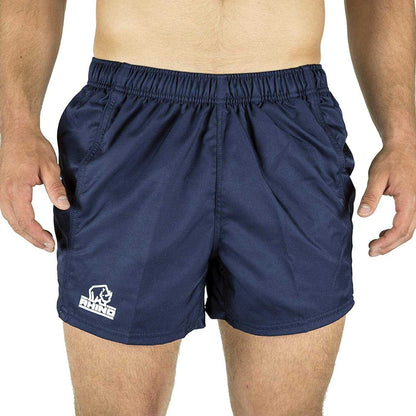Navy - Side - Rhino Mens Auckland Rugby Shorts