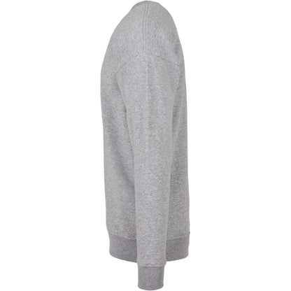 Grey - Lifestyle - Build Your Brand Mens Crew Neck Plain Sweatshirt