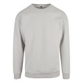 Light Asphalt - Front - Build Your Brand Mens Crew Neck Plain Sweatshirt