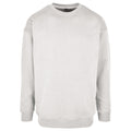 Light Asphalt - Front - Build Your Brand Mens Crew Neck Plain Sweatshirt
