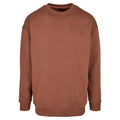 Black - Front - Build Your Brand Mens Crew Neck Plain Sweatshirt