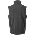 Charcoal - Back - Result Core Adults Unisex Microfleece Gilet