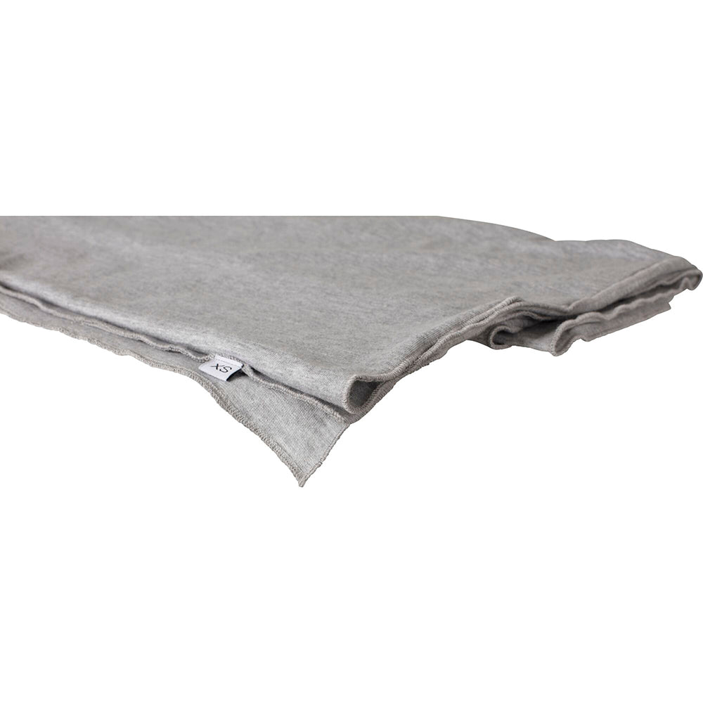 Heather Grey - Side - Build Your Brand Adults Unisex Jersey Scarf