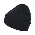 Navy - Front - Build Your Brand Adults Unisex Heavy knit Beanie