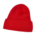 Red - Front - Build Your Brand Adults Unisex Heavy knit Beanie