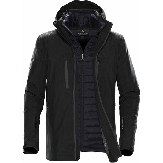 Black-Carbon - Front - Stormtech Mens Matrix System Jacket