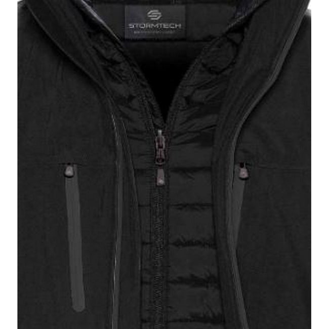 Black-Carbon - Back - Stormtech Mens Matrix System Jacket
