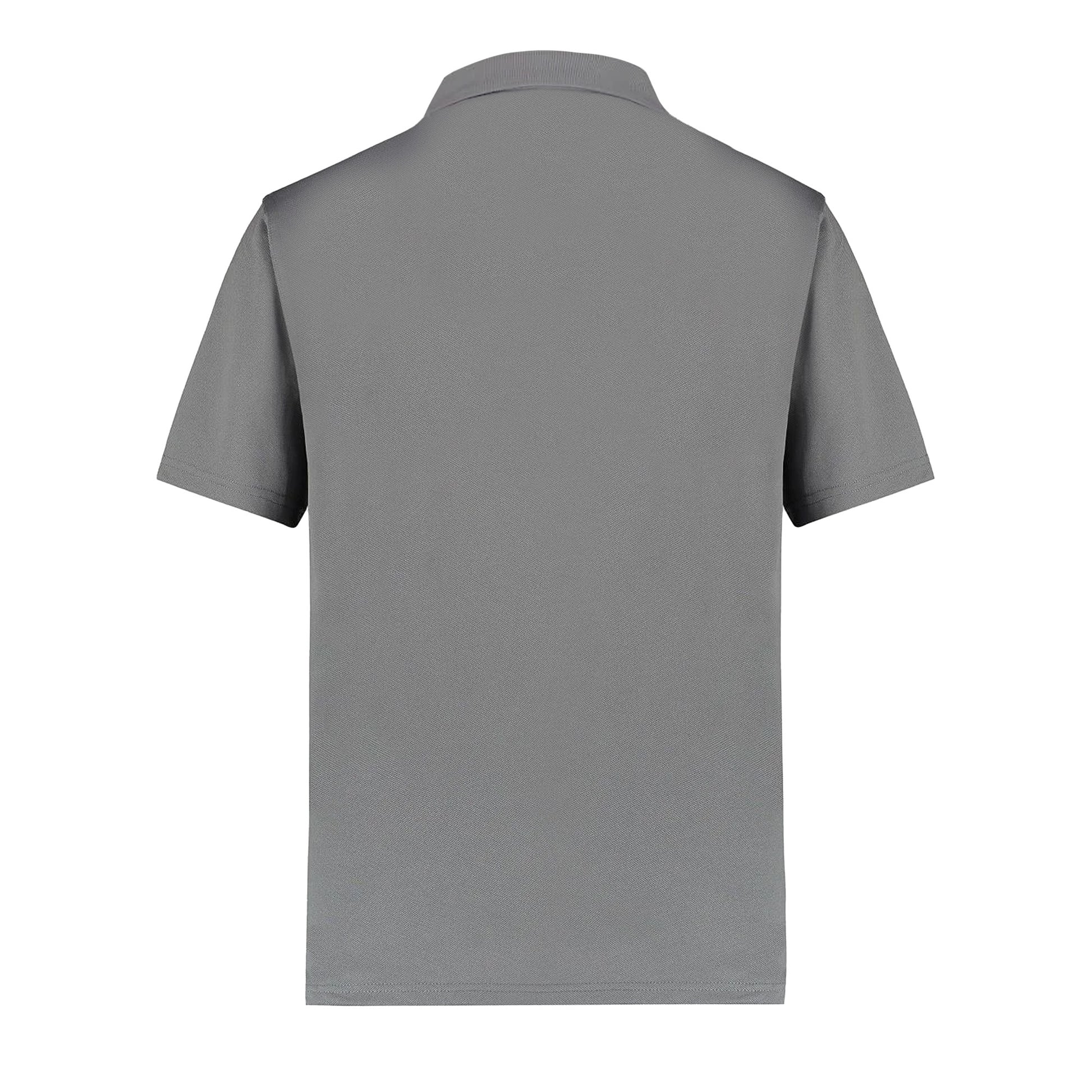 Charcoal - Back - Kustom Kit Mens Cooltex Plus Pique Polo