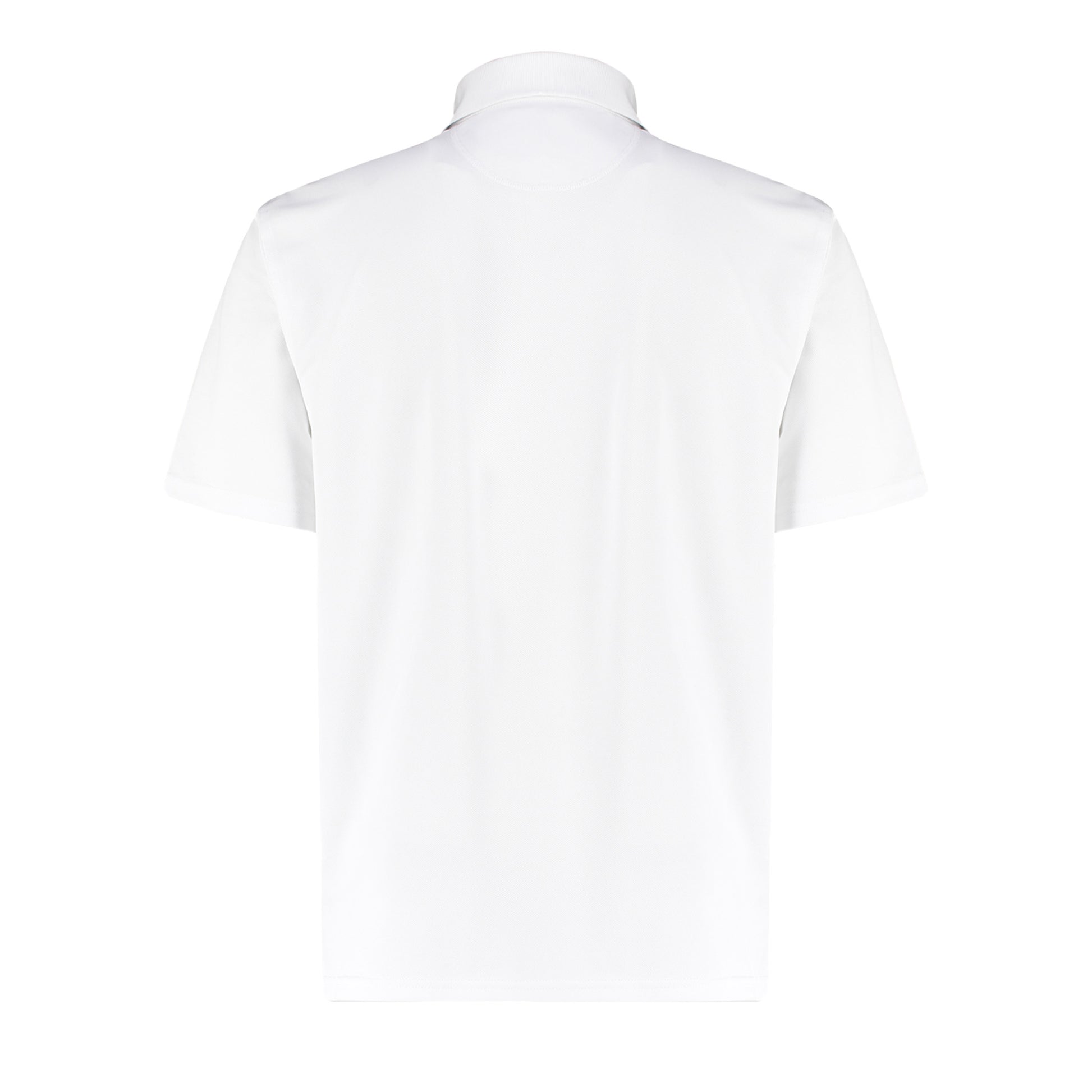 White - Back - Kustom Kit Mens Cooltex Plus Pique Polo