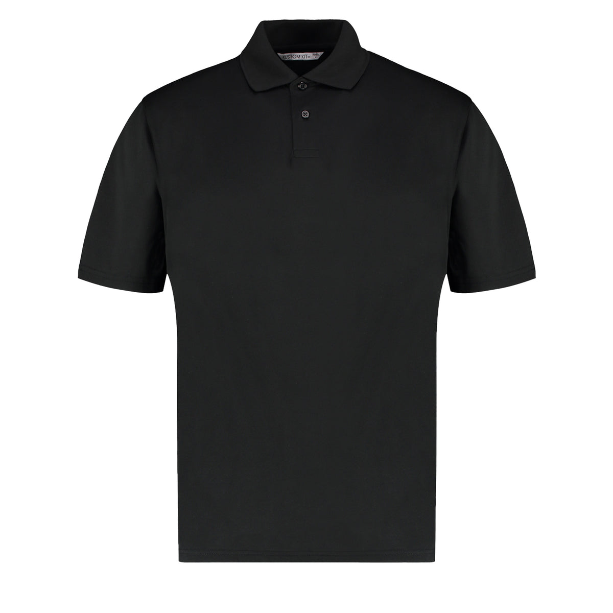 Black - Front - Kustom Kit Mens Cooltex Plus Pique Polo