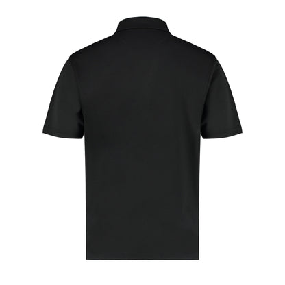 Black - Back - Kustom Kit Mens Cooltex Plus Pique Polo