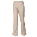 Stone - Front - Henbury Ladies-Womens Teflon® Stain Resistant Coated Flat Front Workwear Trouser