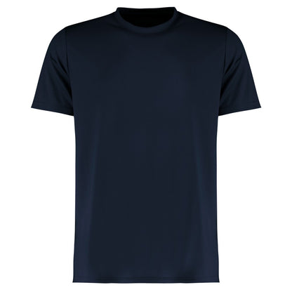 Navy - Front - Kustom Kit Mens Cooltex Plus Wicking T-Shirt