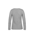 Sport Grey - Back - B&C Womens-Ladies #E150 Long Sleeve T-Shirt
