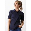 Navy - Back - Kustom Kit Womens-Ladies Workforce Polo