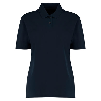 Navy - Front - Kustom Kit Womens-Ladies Workforce Polo