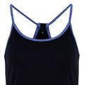 French Navy-Blue Melange - Side - TriDri Womens-Ladies Yoga Vest