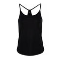 Black - Front - TriDri Womens-Ladies Yoga Vest