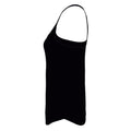 Black - Side - TriDri Womens-Ladies Yoga Vest