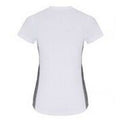 White-Black Melange - Back - TriDri Womens-Ladies Contrast Panel Performance T-Shirt