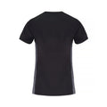 Black-Black Melange - Back - TriDri Womens-Ladies Contrast Panel Performance T-Shirt