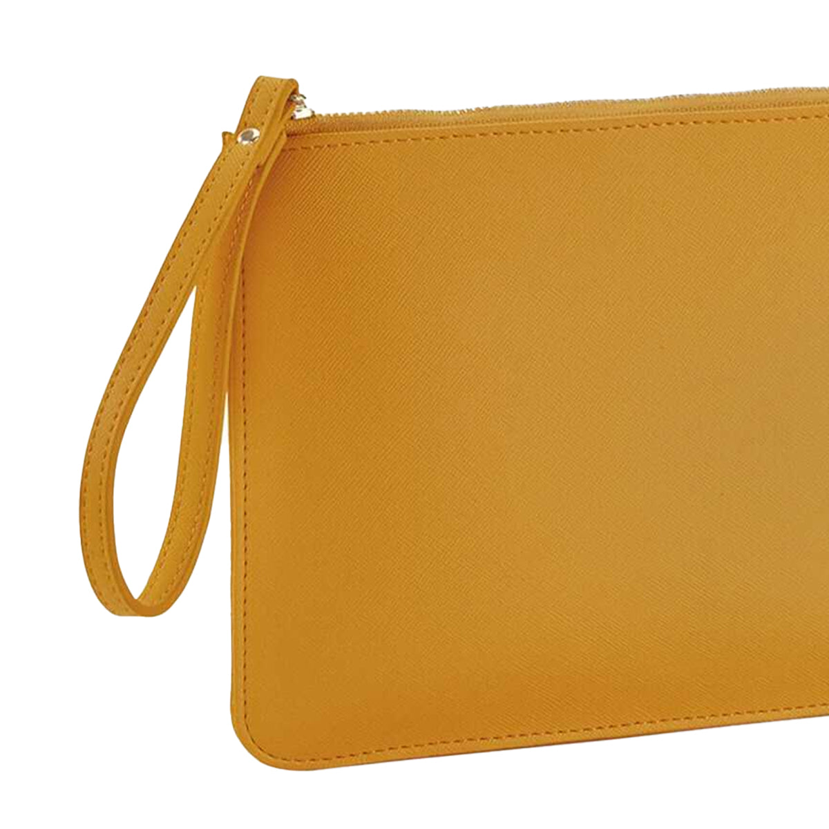 Mustard Yellow - Back - Bagbase Boutique Accessory Pouch