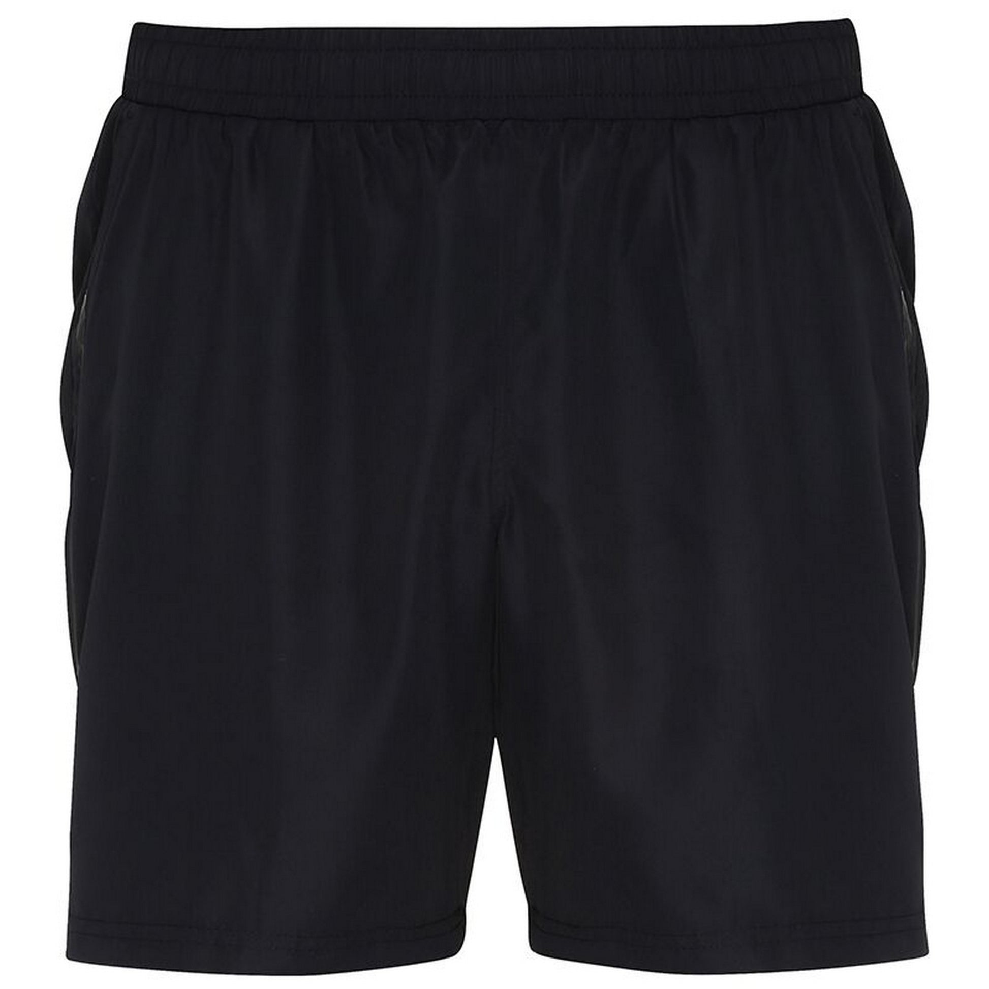 Black - Front - TriDri Mens Training Shorts