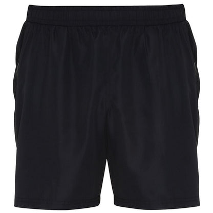 Black - Front - TriDri Mens Training Shorts
