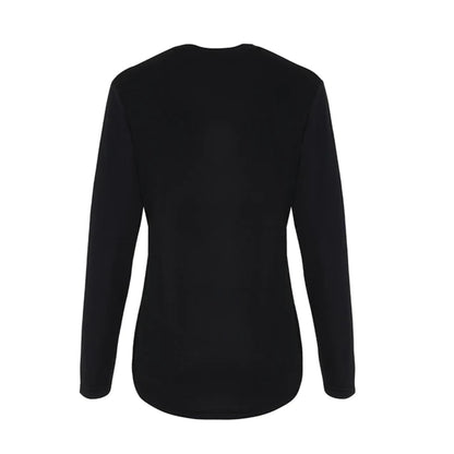 Black - Back - TriDri Mens Long Sleeve Performance T-Shirt