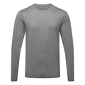 Black Melange - Front - TriDri Mens Long Sleeve Performance T-Shirt