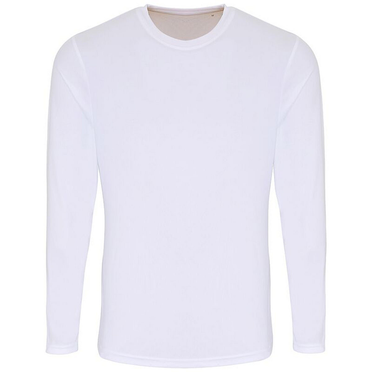 White - Front - TriDri Mens Long Sleeve Performance T-Shirt