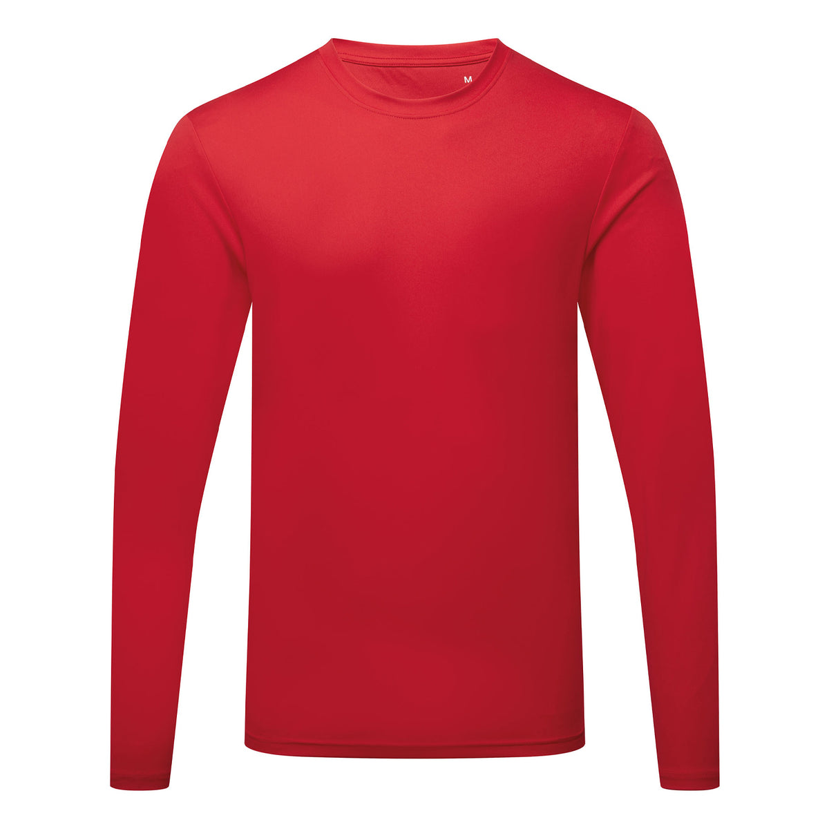 Fire Red - Front - TriDri Mens Long Sleeve Performance T-Shirt