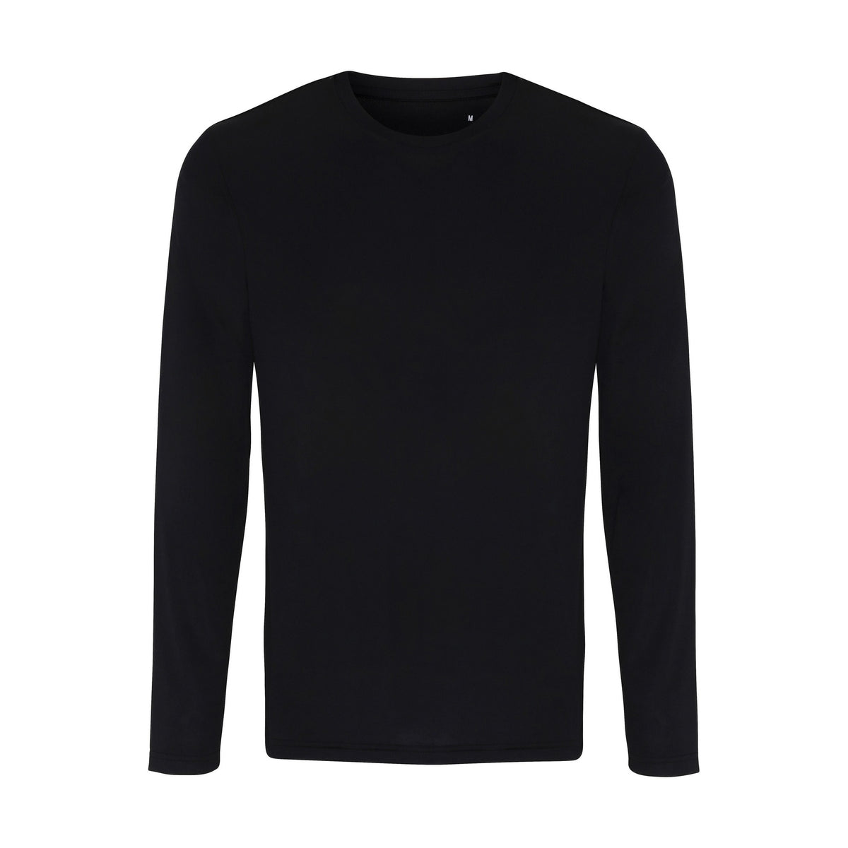 Black - Front - TriDri Mens Long Sleeve Performance T-Shirt
