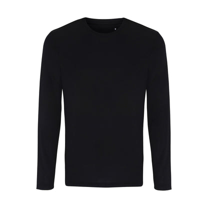 Black - Front - TriDri Mens Long Sleeve Performance T-Shirt