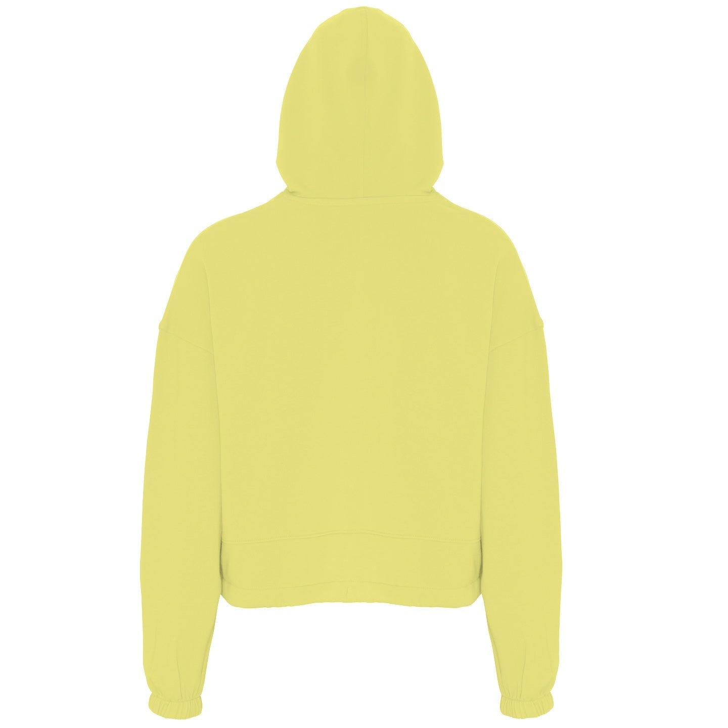 Lemon - Back - TriDri Womens-Ladies Cropped Oversize Hoodie