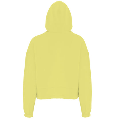 Lemon - Back - TriDri Womens-Ladies Cropped Oversize Hoodie