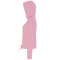 Light Pink - Side - TriDri Womens-Ladies Cropped Oversize Hoodie