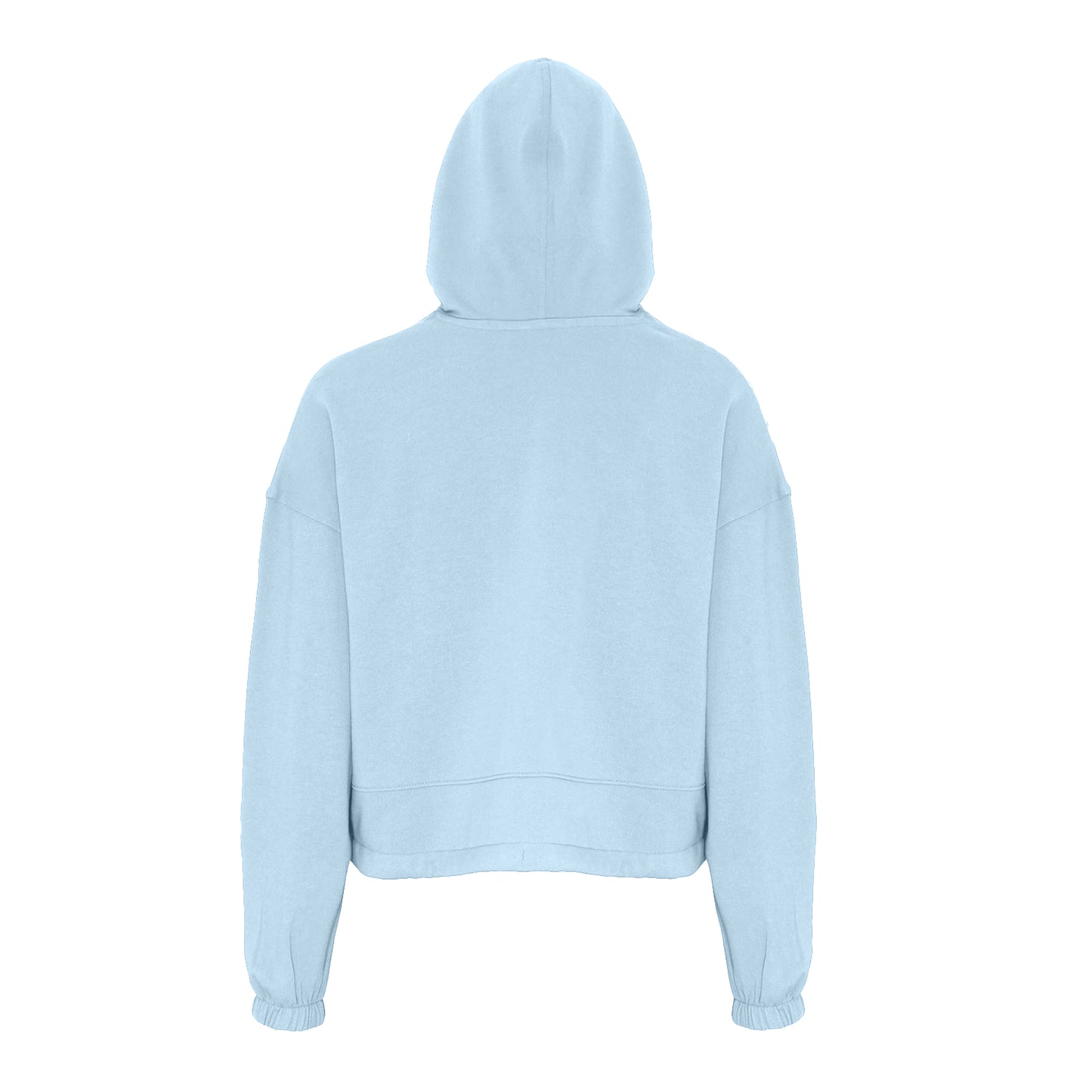 Sky Blue - Back - TriDri Womens-Ladies Cropped Oversize Hoodie