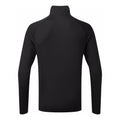 Black - Back - TriDri Mens Long Sleeve Performance Quarter Zip Top