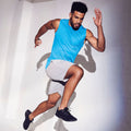 Sports Grey - Side - AWDis Just Cool Mens Jog Shorts