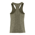Olive - Back - TriDri Womens-Ladies Seamless 3D Fit Multi Sport Sculpt Vest