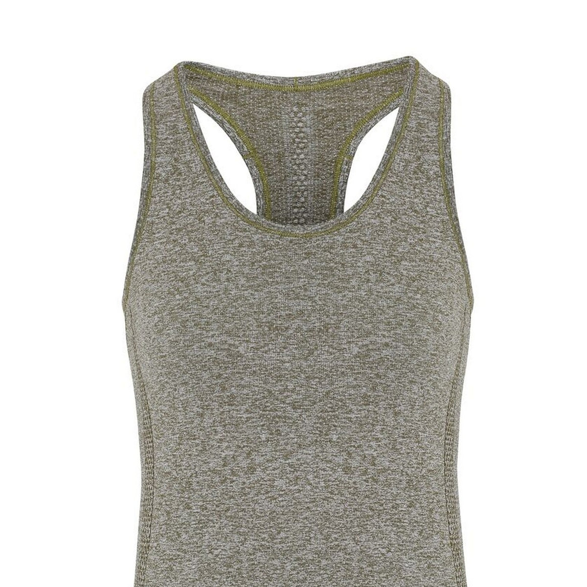 Olive - Side - TriDri Womens-Ladies Seamless 3D Fit Multi Sport Sculpt Vest