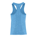 Sapphire Blue - Back - TriDri Womens-Ladies Seamless 3D Fit Multi Sport Sculpt Vest