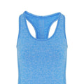 Sapphire Blue - Side - TriDri Womens-Ladies Seamless 3D Fit Multi Sport Sculpt Vest