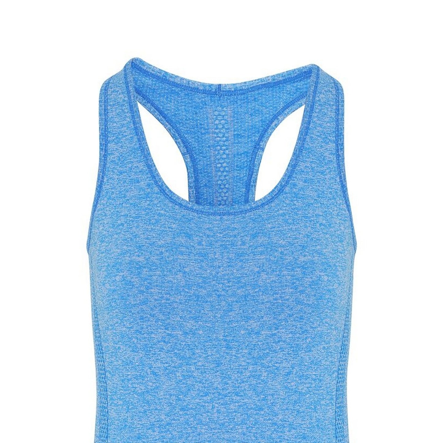 Sapphire Blue - Side - TriDri Womens-Ladies Seamless 3D Fit Multi Sport Sculpt Vest