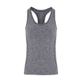 Charcoal - Front - TriDri Womens-Ladies Seamless 3D Fit Multi Sport Sculpt Vest