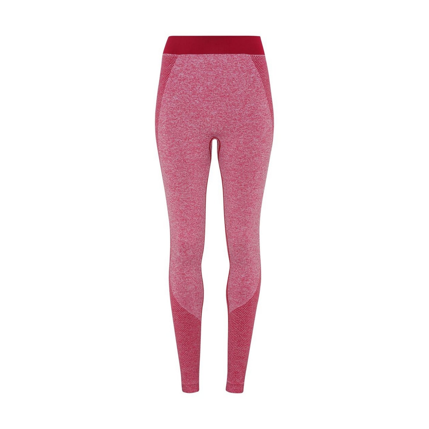 Burgundy - Front - TriDri Womens-Ladies Seamless 3D Fit Multi Sport Sculpt Leggings