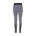 Charcoal - Front - TriDri Womens-Ladies Seamless 3D Fit Multi Sport Sculpt Leggings